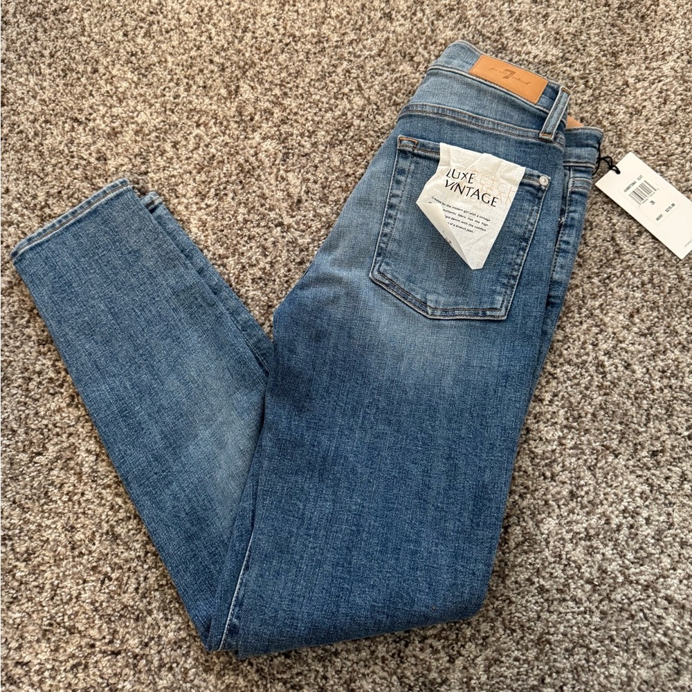 7 for all Mankind Mid Rise Ankle Skinny